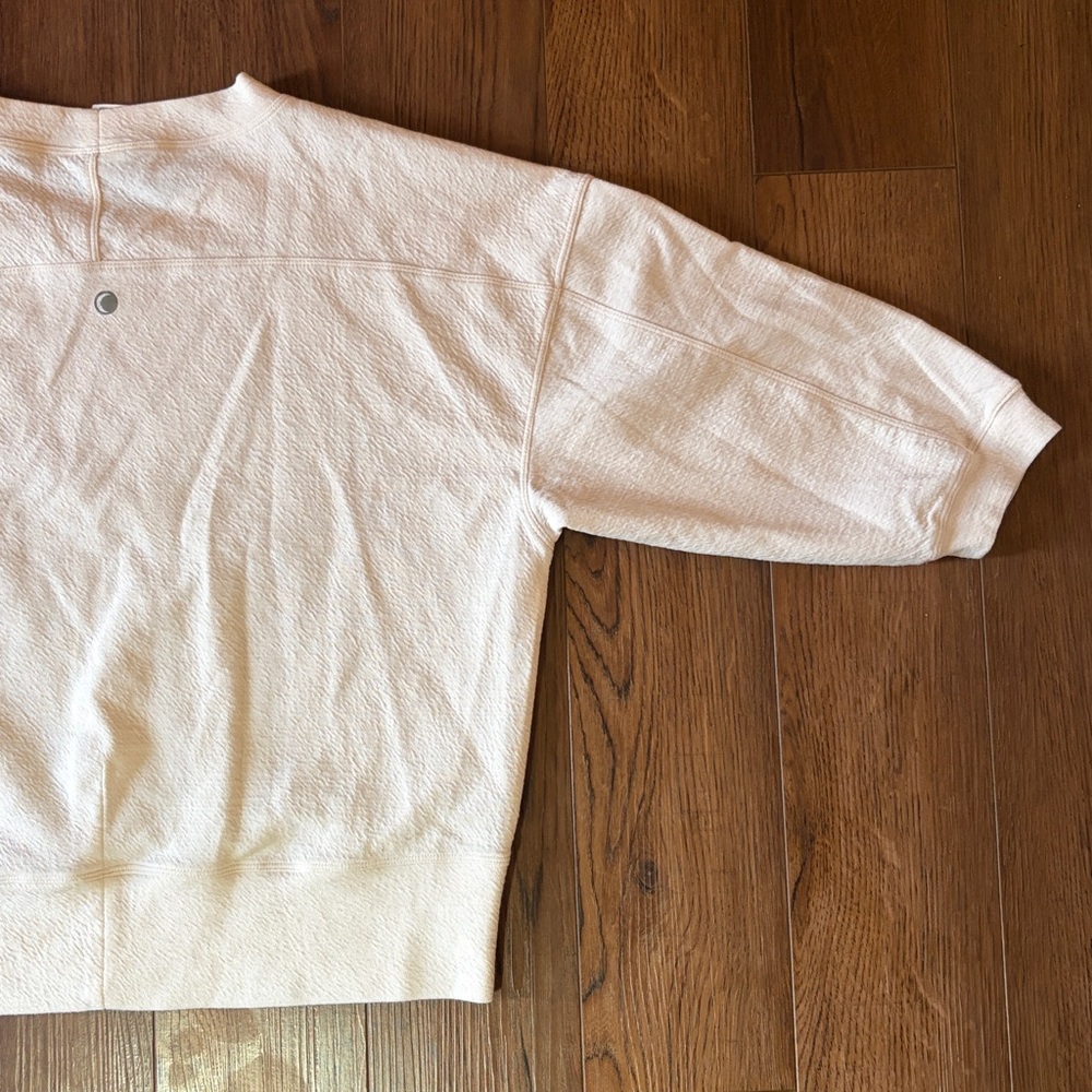 ZYIA Active Cream Cotton Blend Top - Picture 6 of 7